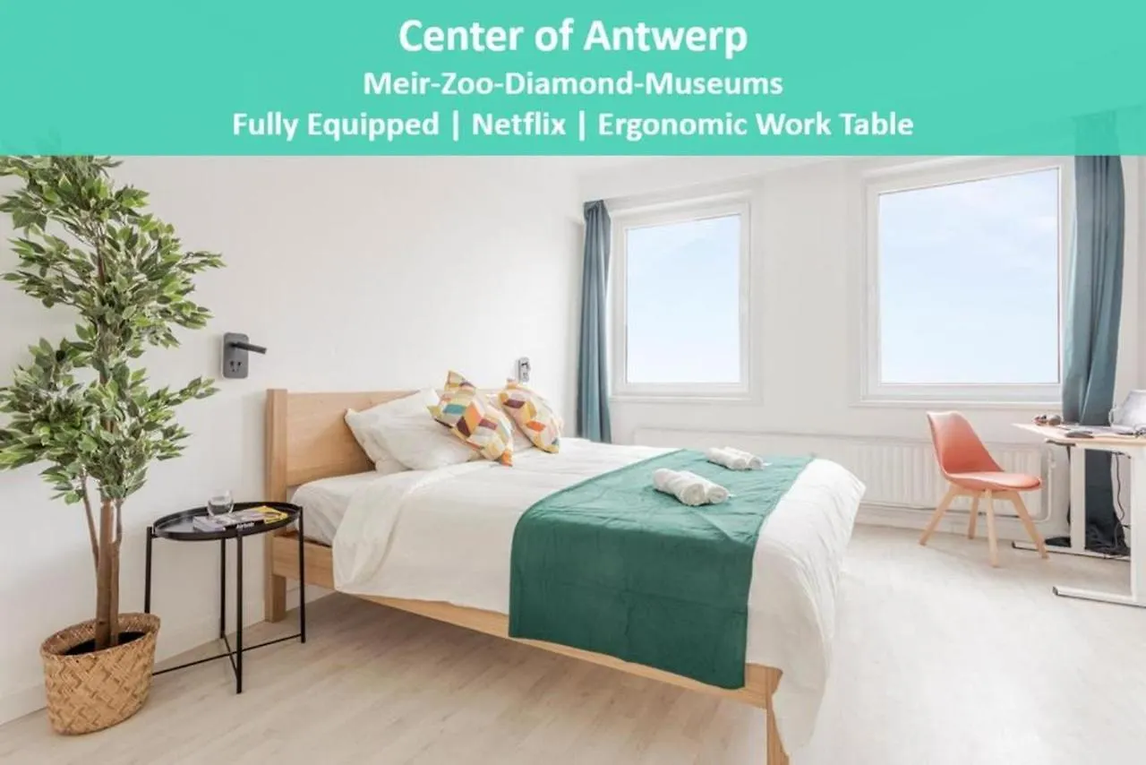 Center Of Antwerp, Fully Equipped, Train Station Apartment
